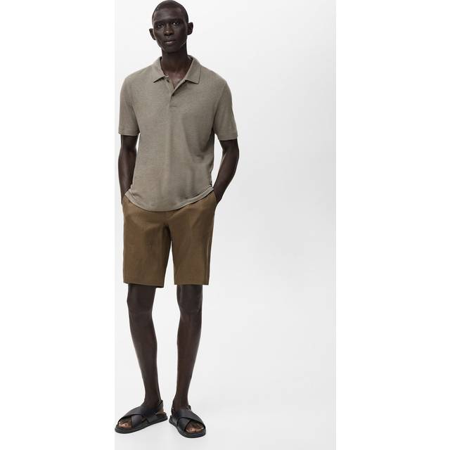 Mango Carp Linen Shorts