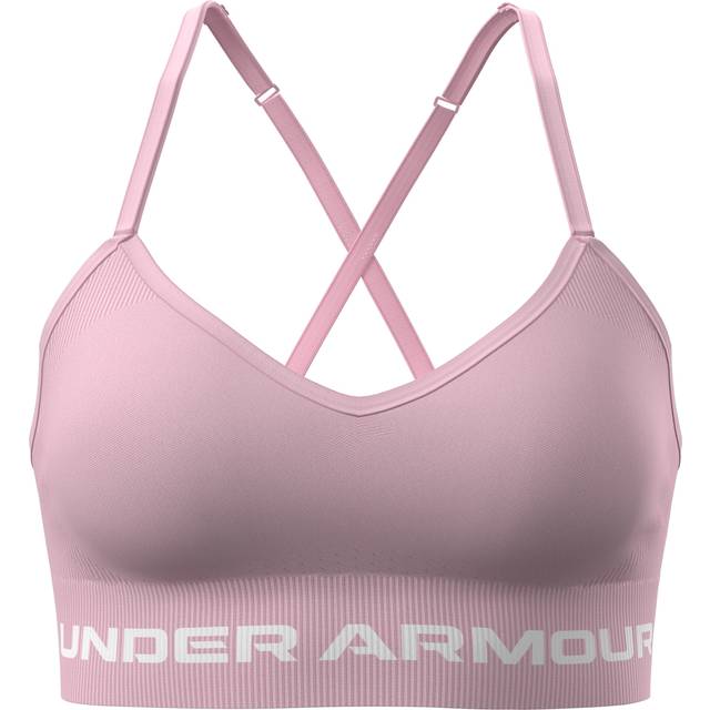 Under Armour Vanish Seamless Women's Low Sports Bra Prime Pink / White XL