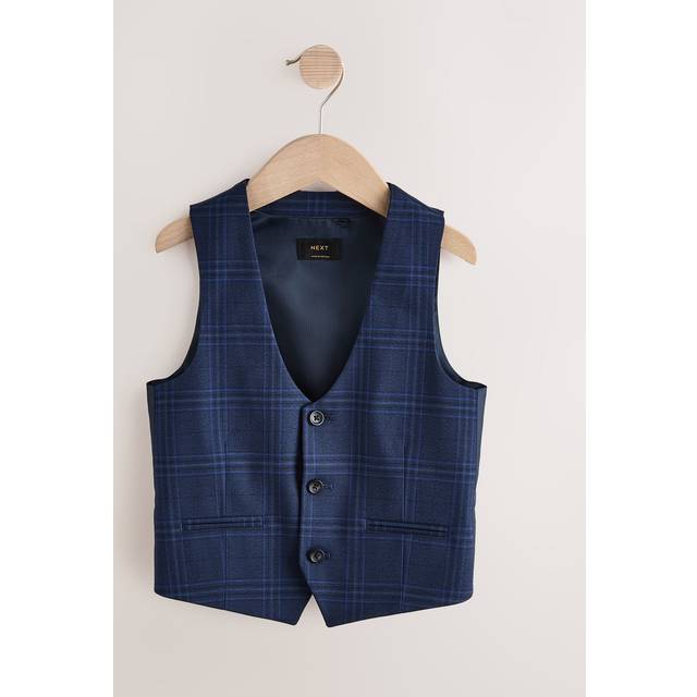 Next Denim Dark Blue Stand Alone Waistcoat (12mths-16yrs)