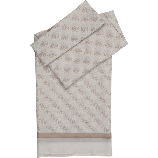 Guess Katya 4G Logo Scarf - White - T/U