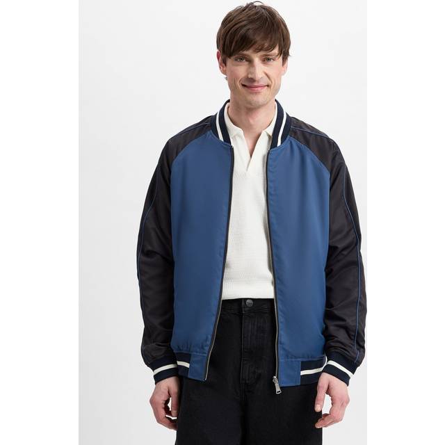 Scotch and Soda Reversible Bomber Dark Dark Blue Blue size L