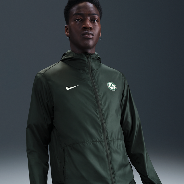 Chelsea Nike Hooded Rain Jacket - Green