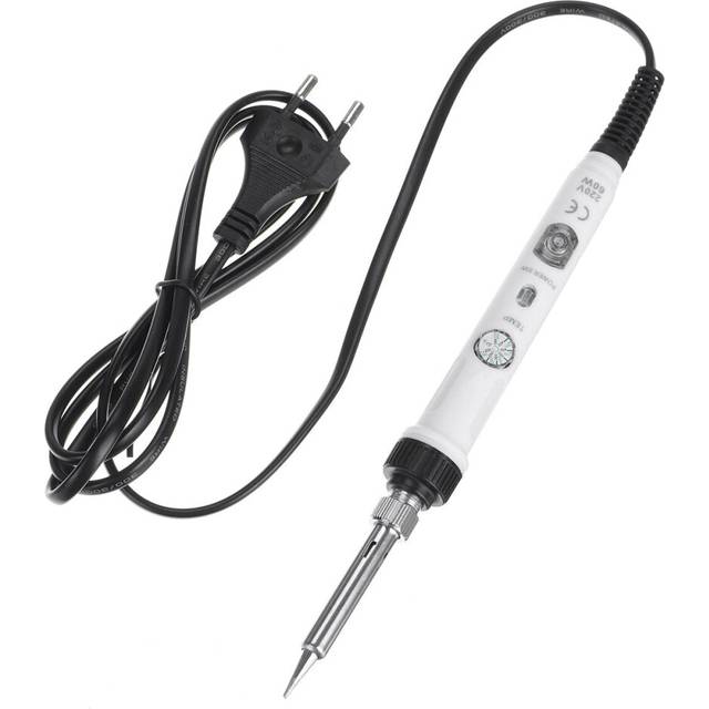 (EU Plug) 82Pcs Electric Soldering Iron DIY Wood Burning Pen Carft Pyrography Tools Kit