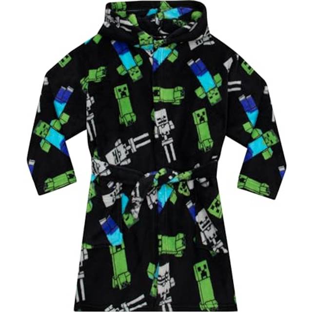Dressing Gown - Black - 8-9 Years