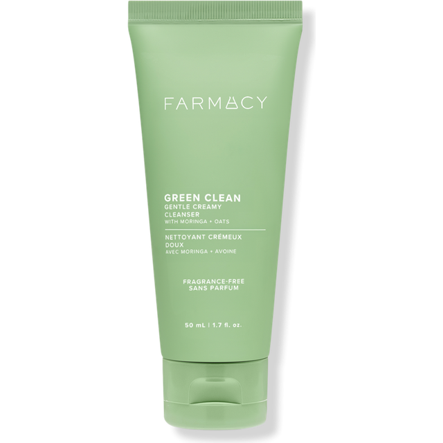 Farmacy Gentle Creamy Face Cleanser - Hydrating Facial Cleanser to Nourish & Help Remove Makeup & Impurities - Enriched with Aloe & Moringa Oil t