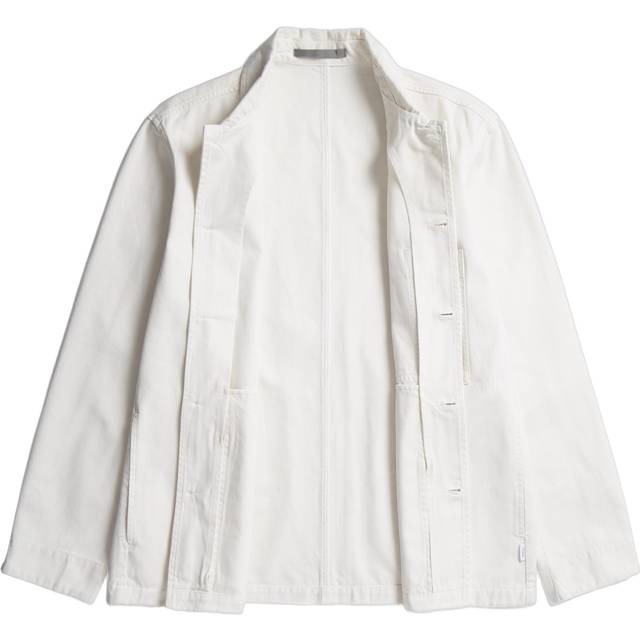Norse Projects Standard Twill Overshirt Herr Höstjackor Stl. XL - Från Magasin - Ecru (XL)