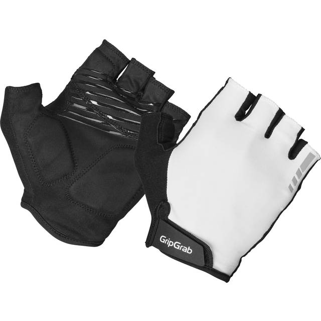 Gripgrab Ride Padded Short Finger Summer Gloves White, M