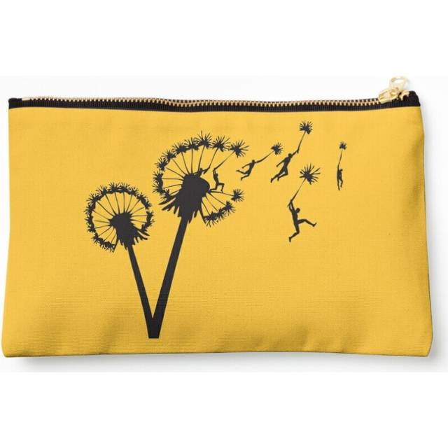 Makeup Bag Dandylion People Flight Cosmetic Organizer Tyvek Paper Bags Zipper Pouch