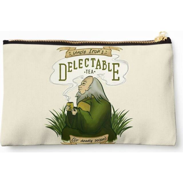 Makeup Bag Iroh's Delectable Tea Cosmetic Organizer Tyvek Paper Bags Zipper Pouch