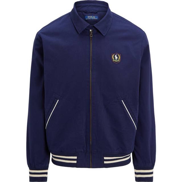 Ralph Lauren Lined Bomber Jacket Navy
