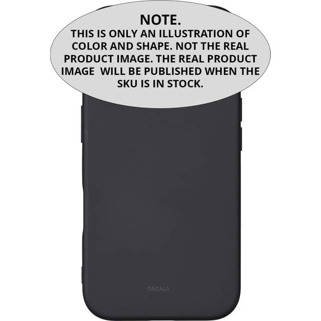 Onsala MagSeries Mobilskal i silikon till iPhone 16e - Svart