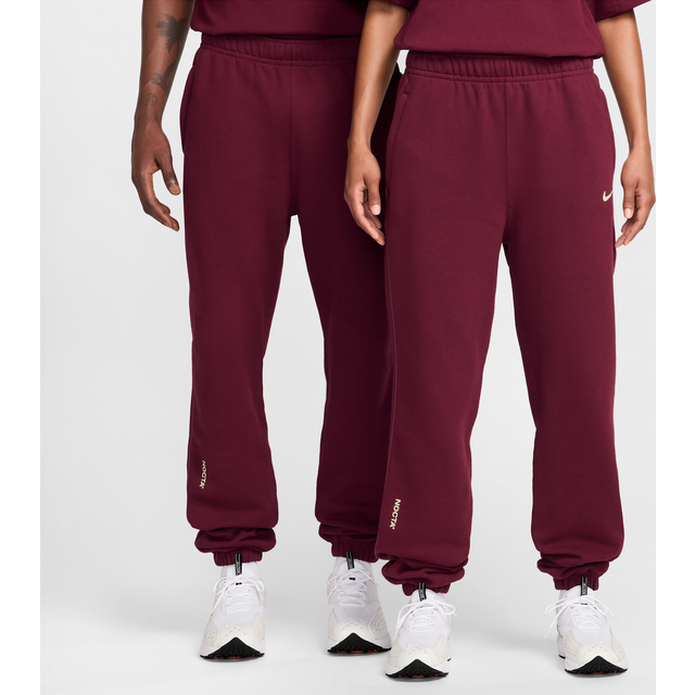Nike NOCTA NOCTA Fleece CS Tracksuit Bottoms - Red - Cotton/Polyester - XXL