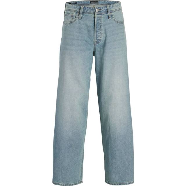 Jack & Jones Dave Loose Fit Jeans - Blue, Blue, Size 32, Men