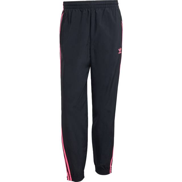Byxor adidas Adicolor Woven Firebird Track Tracksuit Bottoms Black/ Lucid Pink XL