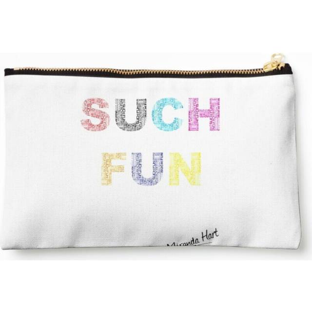 Makeup Bag Such Fun! - Miranda Hart [Unofficial] Cosmetic Organizer Tyvek Paper Bags Zipper Pouch