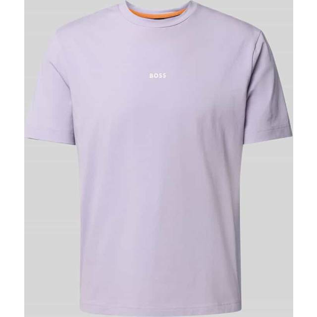 BOSS TChup Logo T Shirt Purple