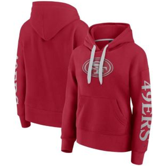 San Francisco 49ers Elements Cotton Fleece Pullover Hoodie - Womens