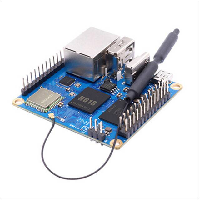 For Zero 3 Development Board 4GB RAM H618 WiFi5+BT 5.0 Gigabit LAN for Android 12 Debian12 with UK Plug