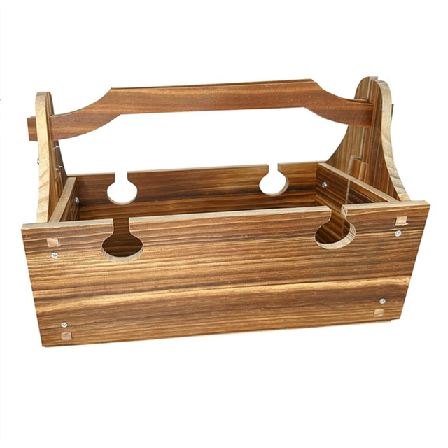 Wooden outdoor folding picnic table,convertible storage wooden basket