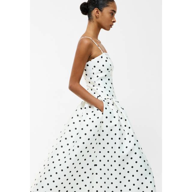 French Connection Polka Dot Midi Dress
