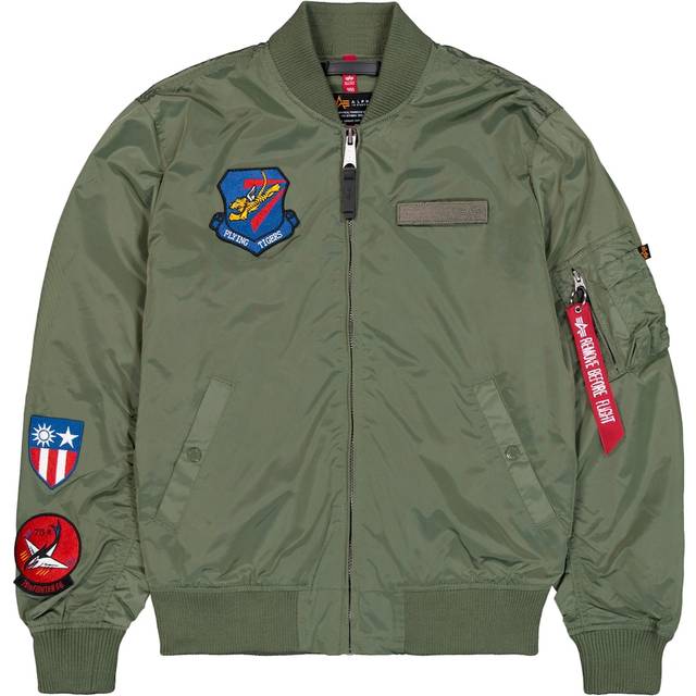 Alpha Industries MA-1 TT Flying Tigers Jacket - Sage Green