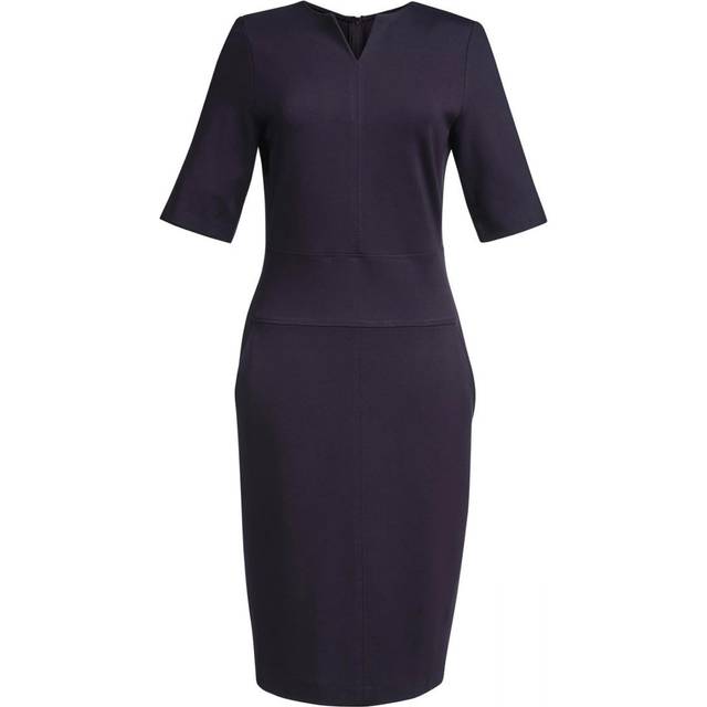 Brook Taverner Celeste Jersey Stretch Dress BT2365 Navy 10 Regular Col