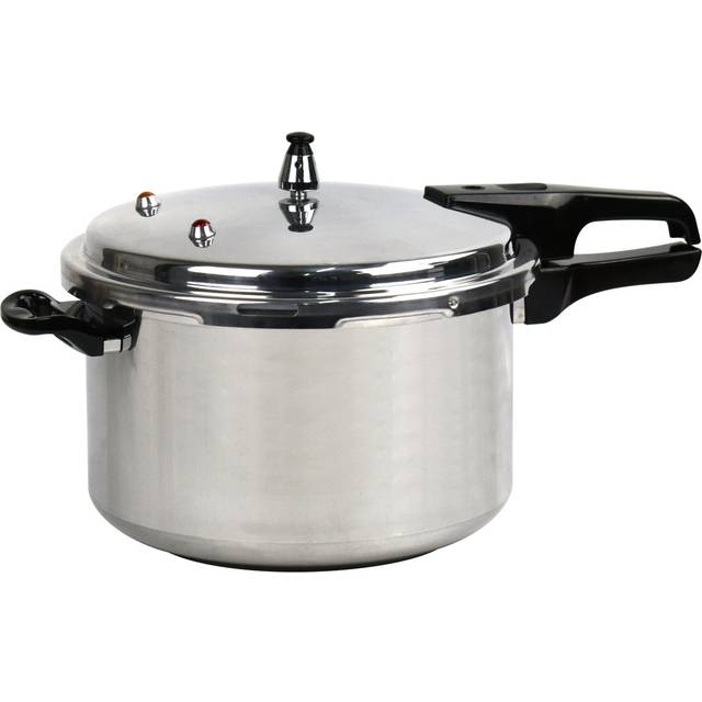 Professional 5L Premium Aluminium Induction Pressure Cooker - Silver (6.69cm H x 16.92cm W x 9.05cm D)