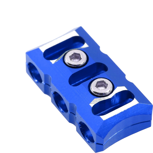 12AWG ESC Motor Cable Manager Wire Fixed Clamp Buckle Prevent Tangled Line Clip Tool for RC Model Car Boat Drone, Blue