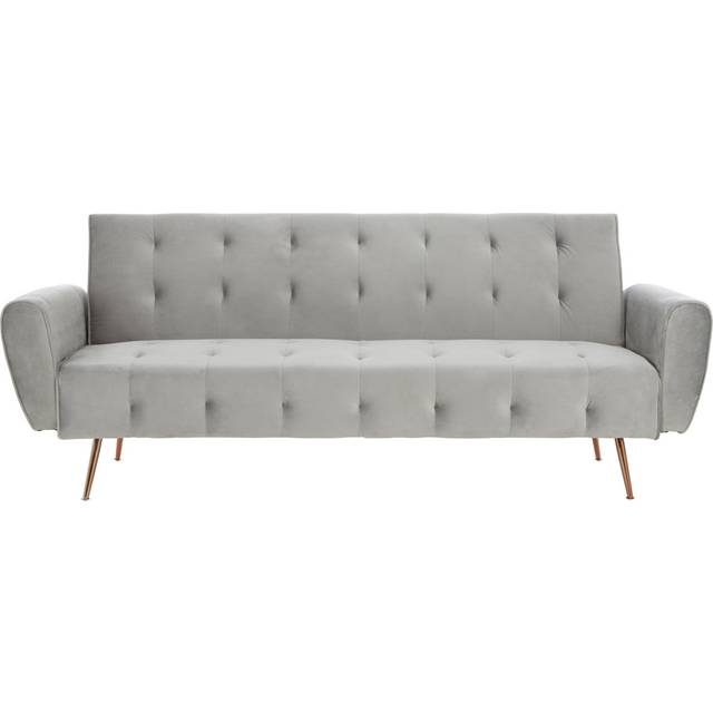 Dill 3 Seater Fold Out Sofa Bed - Grey (83cm H X 209cm W X 83cm D)