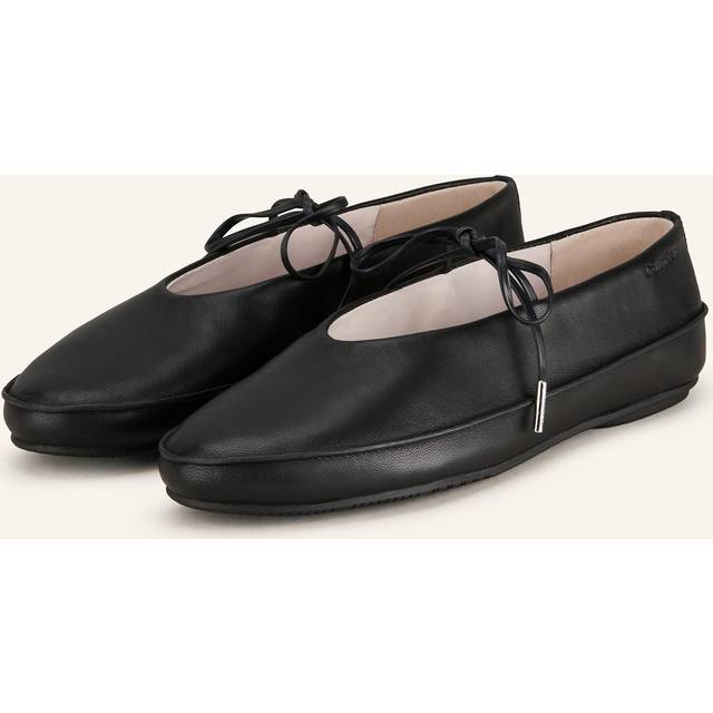CALVIN KLEIN Ballerina Mary Jane Strap Lth |Svart |40