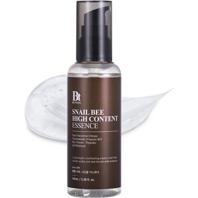 Benton Snail Bee High content Essence, Snail Mucin Essence, Snail Mucin Serum for Hydrating | Bee Venom Serum for Skincare | Korean Serum for Face,