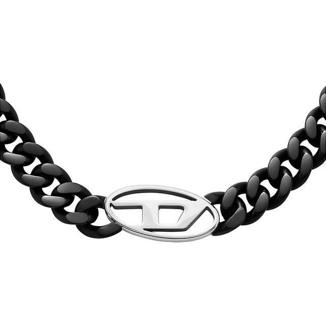 Diesel Kette Oval D Logo DX1610931 - schwarz