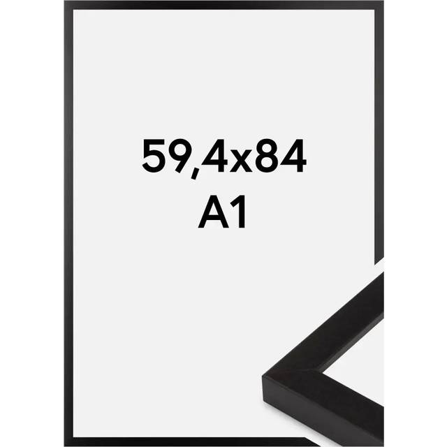 Tavelram Svart Bred 59.4 x 84 cm (A1)