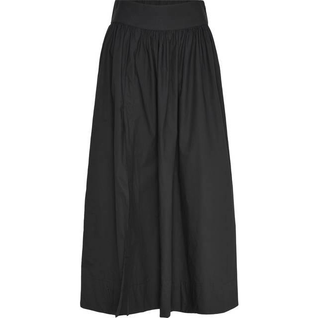 GINA TRICOT Poplin Skirt |Svart |XS