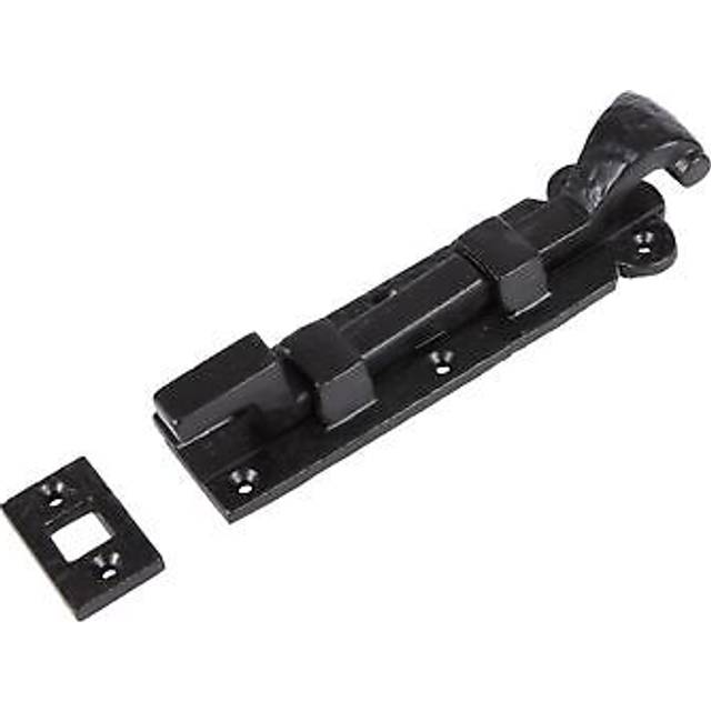 155mm Black Cranked Antique Fish Tail Bolt