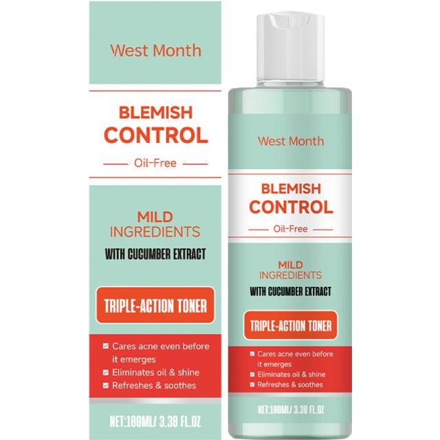 West&Month Facial Toner - Lighten Acne, Nourish & Repair Skin - 100ml