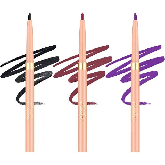 Oulac Waterproof Eyeliner Pencil Set - Smooth and Creamy  Retractable Eye Makeup for Precision Application  Vegan & Cruelty-Free