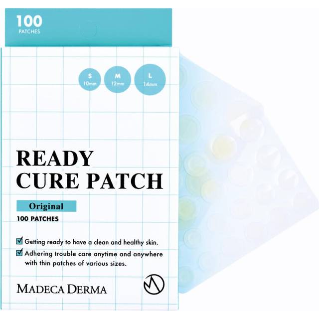 MADECA DERMA Ready Cure Patch Original - Hydrocolloid Acne Patches  Large Pack for Long-Term Use  Multi-Size for Spot  Pimple  Zits & Blemishes Covera