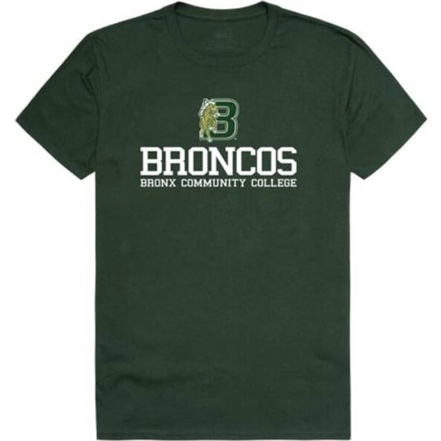 W Republic 539-621-FOR-02 Bronx Community College Broncos Arch T-Shirt, Forest Green - Medium