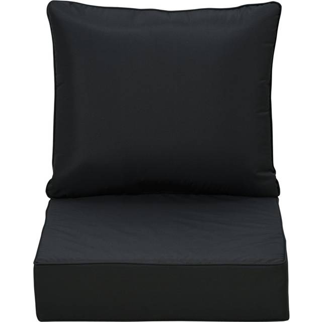 Outdoor Seat Cushion Set - Black (63cm W)