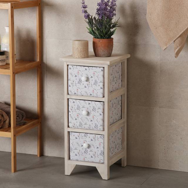 Marlow Home Co. BATHROOM CHEST OF DRAWERS White;White 56cm H X 25cm W X 30cm D