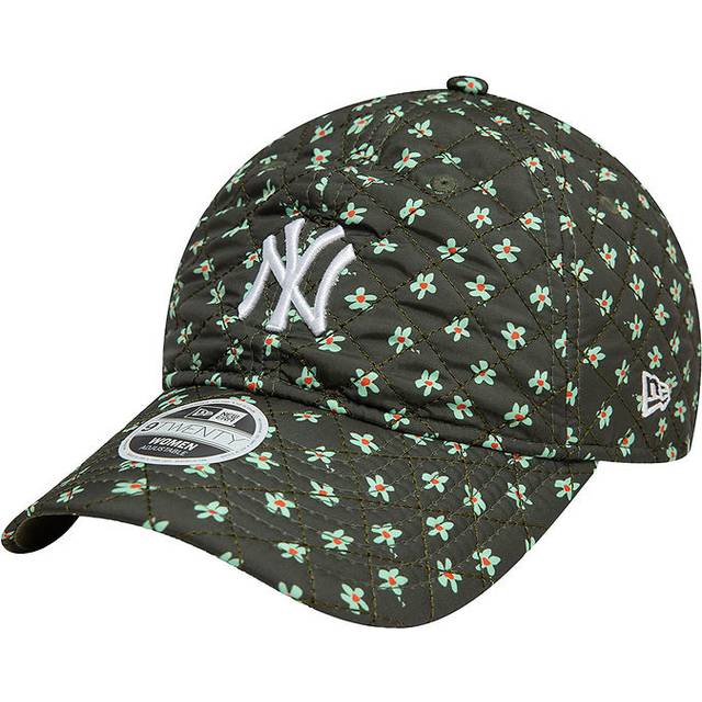 New Era 9Twenty Damen Cap - FLORAL New York Yankees oliv