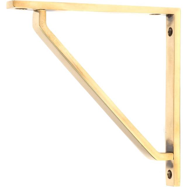 From The Anvil Aged Brass Barton Shelf Bracket (150Mm X 150Mm), Brown