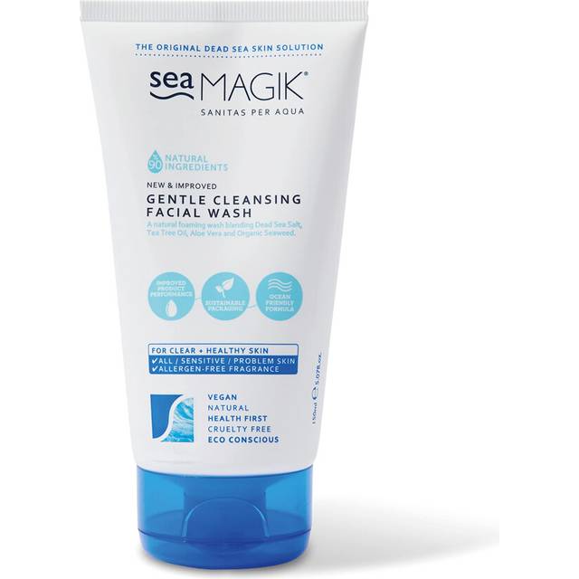 Sea Magik - Face Wash for Acne Prone, Dry, Sensitive, and Oily Skin, Gentle Cleanser, Natural Ingredients with Hydrating Dead Sea Salt and Purifying