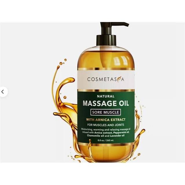 Cosmetasa massage oil Sore Muscle Massage Oil 8.8 oz by Cosmetasa