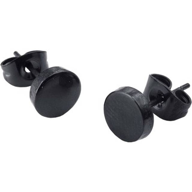 Jewelry men's earrings - 5mm round ear studs, 2pcs (1 pair) - stainless5835