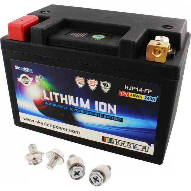 Skyrich battery ltm14 lithium fits triumph scrambler 900 2023