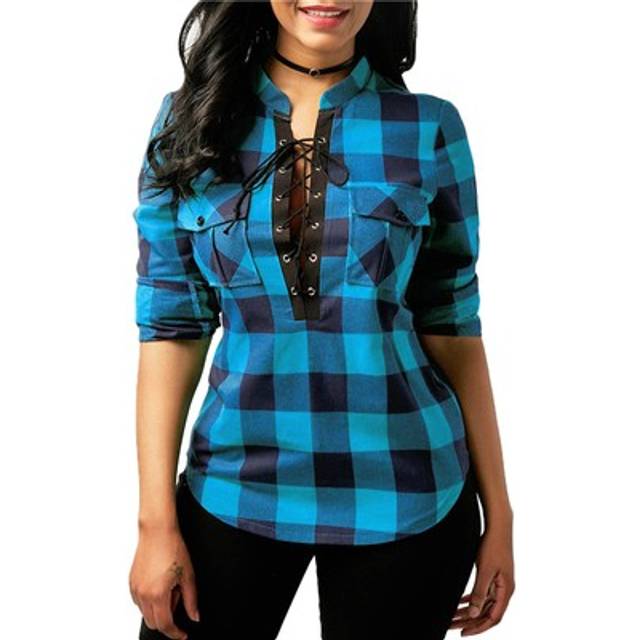 Women shirts spring autumn long sleeve blouses office lady cotton3361