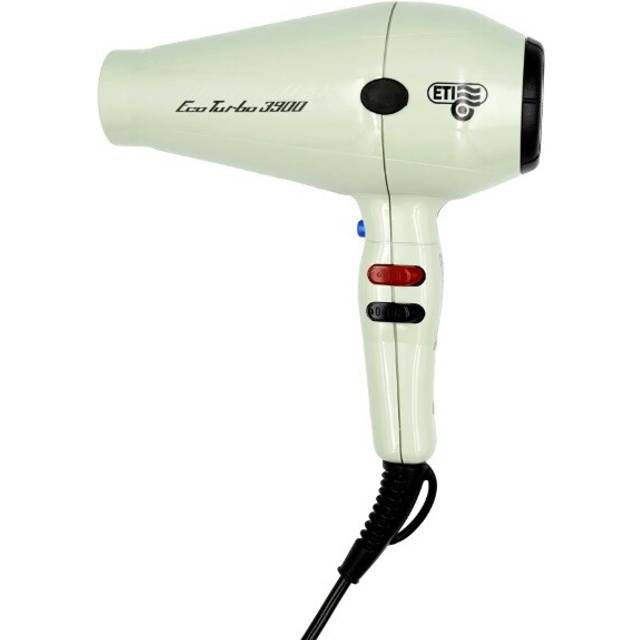 Eti hair dryer eco turbo 3900 white for professional use in the hair salon