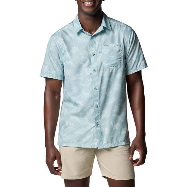 Columbia Men's PFG Super Slack Tide Camp Shirt- - Prints (M)